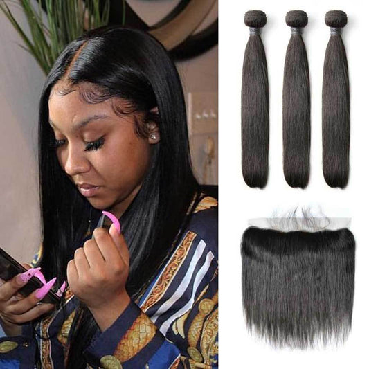 Weavebest-Brazilian-straight-virgin-human-hair-bundles-with-frontal-unprocessed-human-hair-weaves-with-lace-frontal