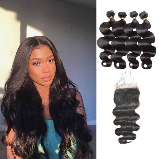 Weavebest-Brazilian-body-wave-virgin-hair-4-bundles-with-4x4-lace-closure-deal-cheap-human-hair-products