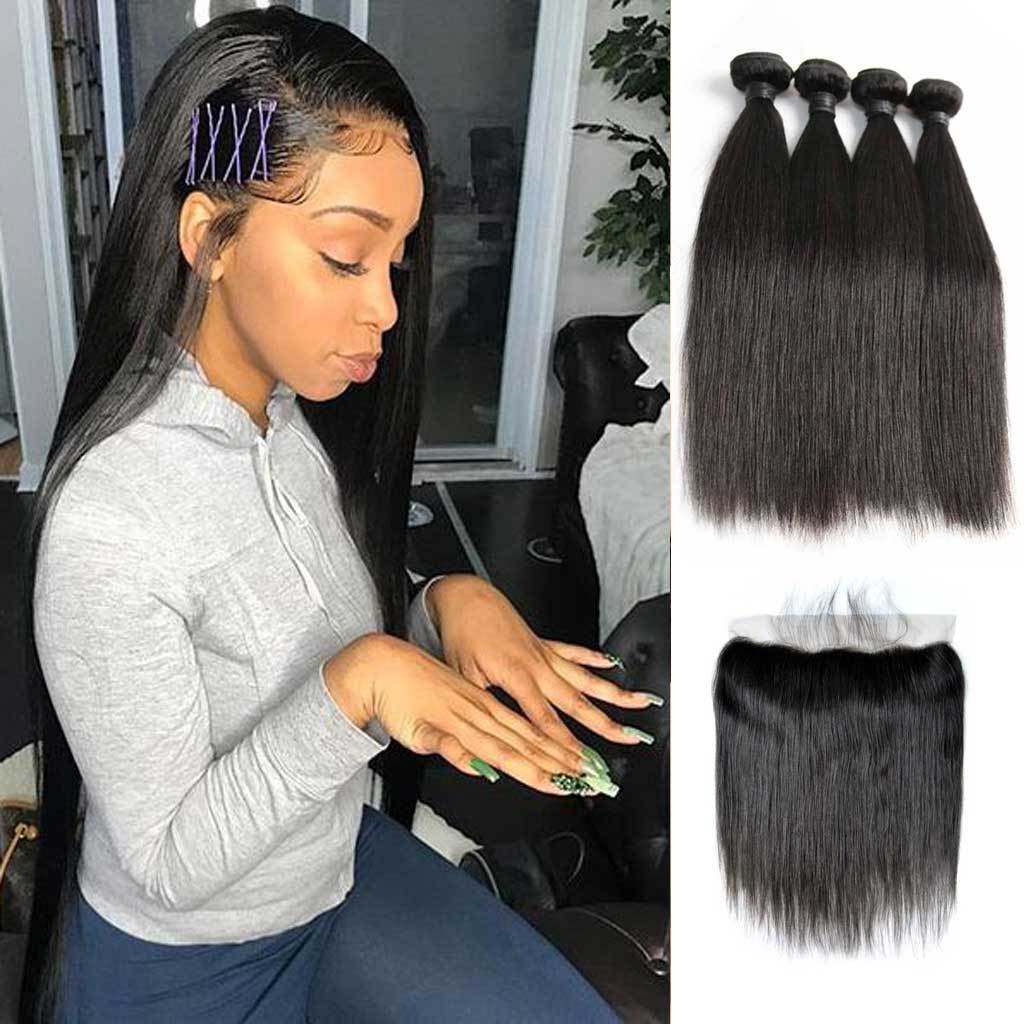 Weavebest-Brazilian-straight-virgin-hair-4-bundles-with-lace-frontal-deal-cheap-human-hair-on-sale