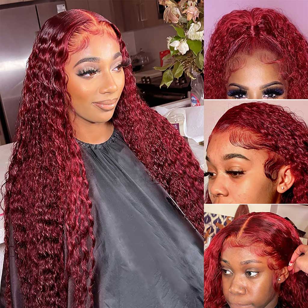  Analyzing image     burgundy-wig-deep-wave-lace-front-wig-lace-closure-wig-curly-99J-wigs